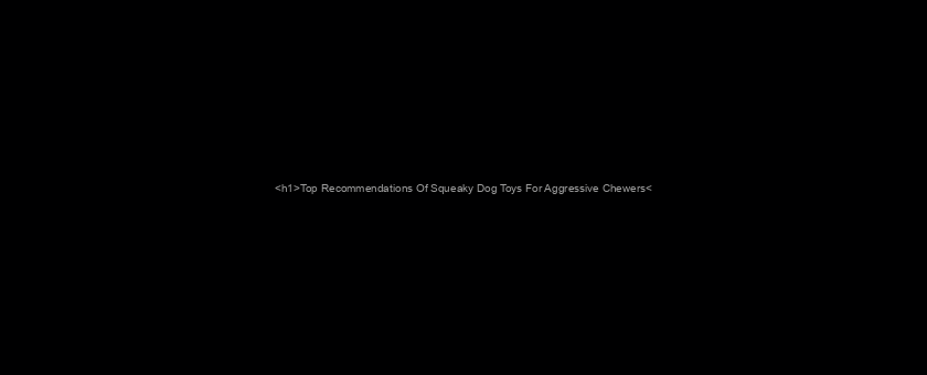 <h1>Top Recommendations Of Squeaky Dog Toys For Aggressive Chewers</h1>